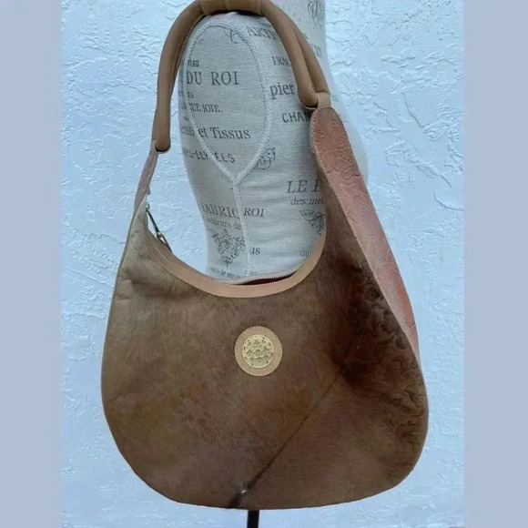 Sanangel Womens Boho Style Three Leather Texture Shoulder Bag Brown - Picture 13 of 16